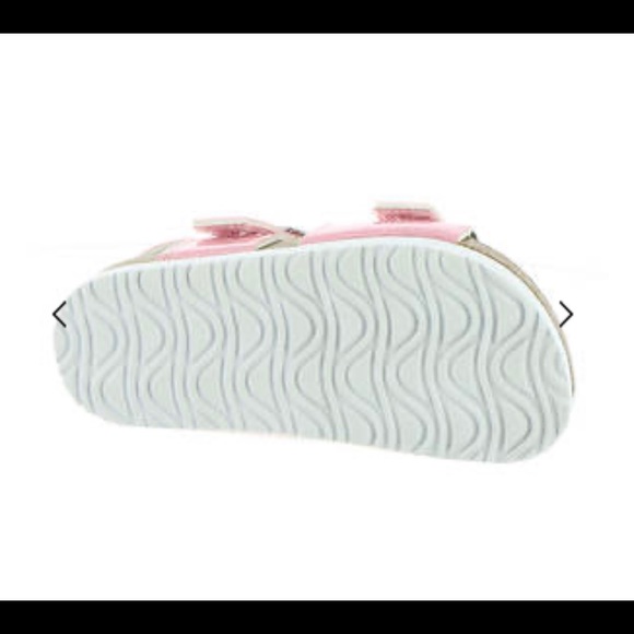 Rachel Shoes Little Girl Pink Glitter Sandals - Picture 6 of 6